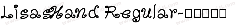 LisasHand Regular字体转换